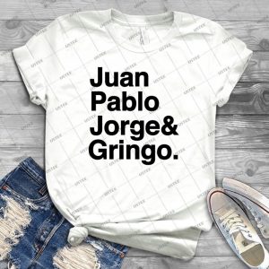 El Fab Quatro 34 - Vintage Men's Shirt Tshirt For Women Classic Handmade Shirt Retro Graphic Tee
