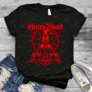Electric Wizard-Red - Best Unisex Trending Handmade T-shirt Gift Idea For Men T-shirt For Woman