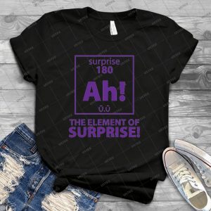 Element Of Surprise - Vintage Men's Shirt Tshirt For Women Classic Handmade Shirt Retro Graphic Tee