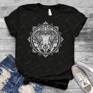 Elephant Medallion 90 - Trending Shirt For Women Vintage Retro Tee For Men Kid's T-Shirt Handmade Shirt