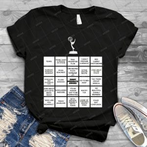 Emmy Awards Show Bingo 92 - Vintage Men's Shirt Tshirt For Women Classic Handmade Shirt Retro Graphic Tee