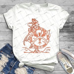 Enchanted Spartan - Dark - 13 - Vintage Men's Shirt Tshirt For Women Classic Handmade Shirt Retro Graphic Tee