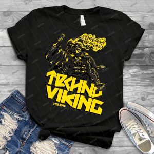 Epic Techno Viking - Best Unisex Trending Handmade T-shirt Gift Idea For Men T-shirt For Woman