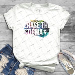 Erase The Stigma - Gift Idea Shirt For Men Tee For Women Classic Retro Vintage Graphic T-Shirt