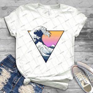 Esthtique De La Grande Vague 30 - Trending Shirt For Women Vintage Retro Tee For Men Kid's T-Shirt Handmade Shirt