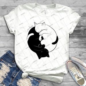 Eternal Cat Love - Best Unisex Trending Handmade T-shirt Gift Idea For Men T-shirt For Woman