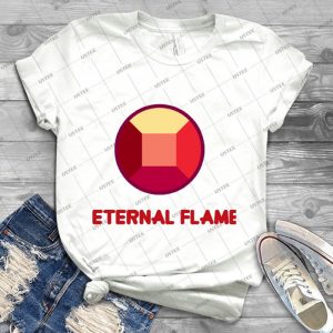 Eternal Flame - Ruby From Steven Universe 14 - Best Unisex Trending Handmade T-shirt Gift Idea For Men T-shirt For Woman