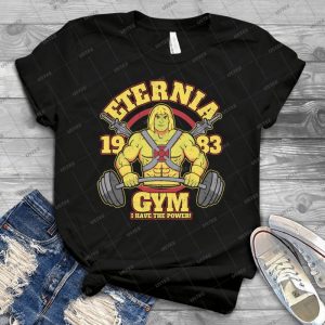 Eternia Gym 67 - Vintage Men's Shirt Tshirt For Women Classic Handmade Shirt Retro Graphic Tee