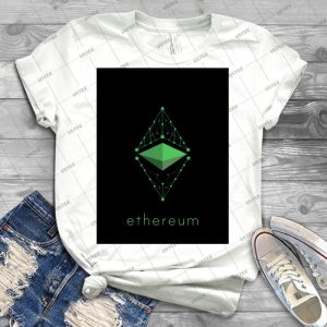 Ethereum 89 - Vintage Men's Shirt Tshirt For Women Classic Handmade Shirt Retro Graphic Tee