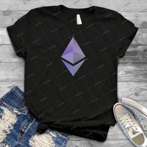 Ethereum In Colors 1 - Gift Idea Shirt For Men Tee For Women Classic Retro Vintage Graphic T-Shirt