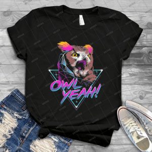 Eule Ja 18 - Vintage Men's Shirt Tshirt For Women Classic Handmade Shirt Retro Graphic Tee