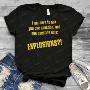 Explosions  74 - Best Unisex Trending Handmade T-shirt Gift Idea For Men T-shirt For Woman