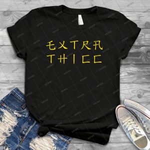 Extra Thicc - Gift Idea Shirt For Men Tee For Women Classic Retro Vintage Graphic T-Shirt