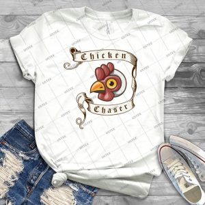 Fable - Chicken Chaser 51 - Vintage Men's Shirt Tshirt For Women Classic Handmade Shirt Retro Graphic Tee