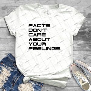 Facts Don T Care About Your Feelings 4 60 - Vintage Men's Shirt Tshirt For Women Classic Handmade Shirt Retro Graphic Tee