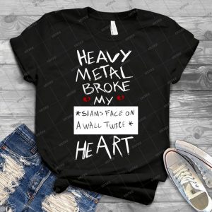 Fall Out Boy Centuries-Heavy Metal Broke My Heart - Gift Idea Shirt For Men Tee For Women Classic Retro Vintage Graphic T-Shirt