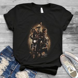 Fan Art Of Daryl Dixon The Walking Dead Signatures Handmade Shirt
