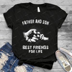 Father And Son-father S Day - Vintage Men's Shirt Tshirt For Women Classic Handmade Shirt Retro Graphic Tee