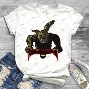 Fazbear S Fright- The Horror Attraction - Best Unisex Trending Handmade T-shirt Gift Idea For Men T-shirt For Woman