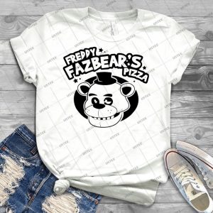 Fazbearã‚â´s Pizza - Vintage Men's Shirt Tshirt For Women Classic Handmade Shirt Retro Graphic Tee