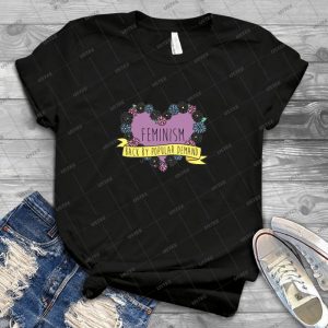 Feminism Flower- Atrã¡s Por Demanda Popular - Vintage Men's Shirt Tshirt For Women Classic Handmade Shirt Retro Graphic Tee