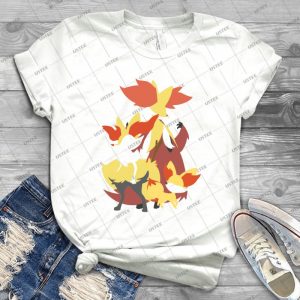 Fennekin Evolution 89 - Trending Shirt For Women Vintage Retro Tee For Men Kid's T-Shirt Handmade Shirt