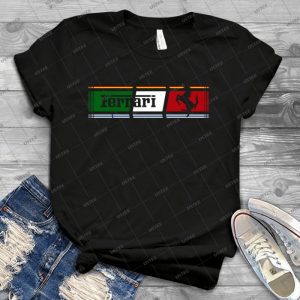 Ferrari T Shirt - Vintage Men's Shirt Tshirt For Women Classic Handmade Shirt Retro Graphic Tee