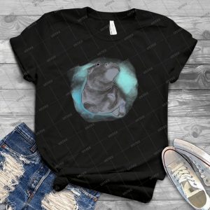 Fiona The Baby Hippo Swimming - Best Unisex Trending Handmade T-shirt Gift Idea For Men T-shirt For Woman