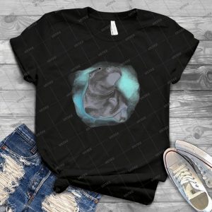 Fiona The Baby Hippo Swimming 81 - Vintage Men's Shirt Tshirt For Women Classic Handmade Shirt Retro Graphic Tee
