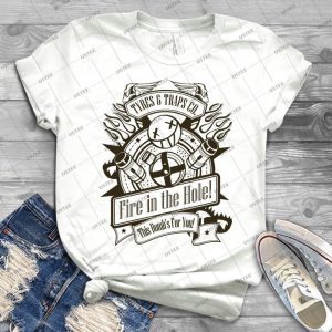 Fire In The Hole - Gift Idea Shirt For Men Tee For Women Classic Retro Vintage Graphic T-Shirt