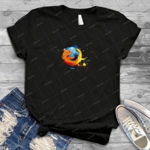 Firefox-Mozilla - Best Unisex Trending Handmade T-shirt Gift Idea For Men T-shirt For Woman