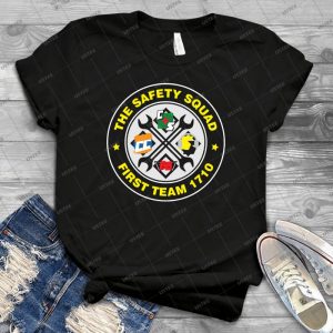 First Team 1710 Safety Squad Logo - Gift Idea Shirt For Men Tee For Women Classic Retro Vintage Graphic T-Shirt