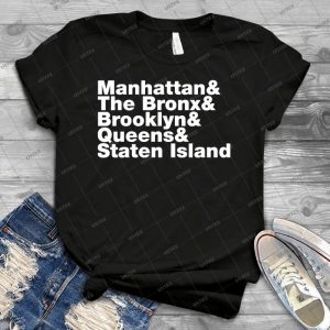 Five Boroughs ~ New York City - Gift Idea Shirt For Men Tee For Women Classic Retro Vintage Graphic T-Shirt