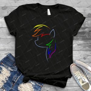 Flash Of Rainbows 39 - Vintage Men's Shirt Tshirt For Women Classic Handmade Shirt Retro Graphic Tee