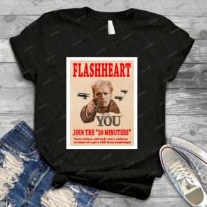 Flashheart Wants You 32 - Vintage Men's Shirt Tshirt For Women Classic Handmade Shirt Retro Graphic Tee