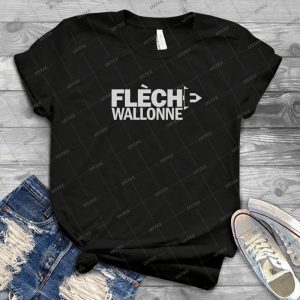 Fleche Wallonne 80 - Vintage Men's Shirt Tshirt For Women Classic Handmade Shirt Retro Graphic Tee