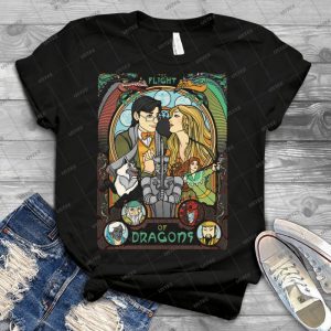 Flight Of Dragons - Best Unisex Trending Handmade T-shirt Gift Idea For Men T-shirt For Woman