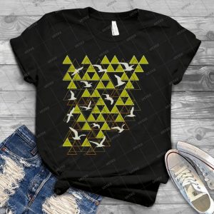 Flock Of Seagulls 9 - Vintage Men's Shirt Tshirt For Women Classic Handmade Shirt Retro Graphic Tee