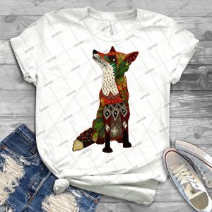 Floral Fox 46 - Trending Shirt For Women Vintage Retro Tee For Men Kid's T-Shirt Handmade Shirt