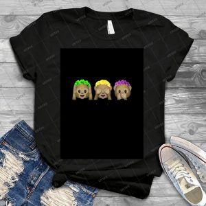 Flower Crown Monkeys - Vintage Men's Shirt Tshirt For Women Classic Handmade Shirt Retro Graphic Tee