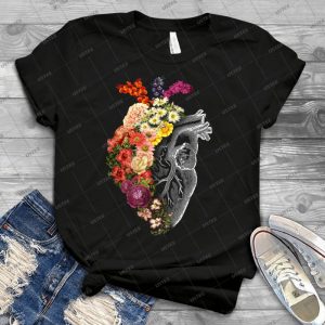 Flower Heart Spring 25 - Trending Shirt For Women Vintage Retro Tee For Men Kid's T-Shirt Handmade Shirt