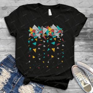 Flying Paper Planes 13 - Vintage Men's Shirt Tshirt For Women Classic Handmade Shirt Retro Graphic Tee