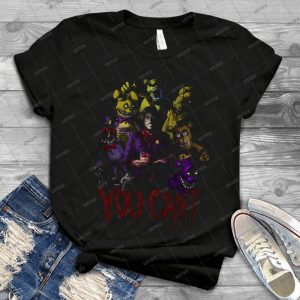 Fnaf-you Can T - Vintage Men's Shirt Tshirt For Women Classic Handmade Shirt Retro Graphic Tee