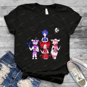 Fnaf Sister Location Gang - Gift Idea Shirt For Men Tee For Women Classic Retro Vintage Graphic T-Shirt