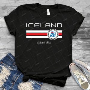 Football-Iceland - Home Blue - - Best Unisex Trending Handmade T-shirt Gift Idea For Men T-shirt For Woman
