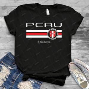 Football-Peru - Home Red - - Best Unisex Trending Handmade T-shirt Gift Idea For Men T-shirt For Woman