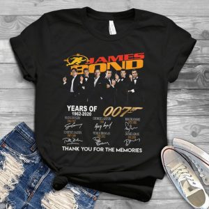 For The James Bond 007 Happy 58 Years Anniversary Thank You For The Memories Handmade Shirt