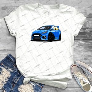 Ford Focus - Mk3 - Rs Blue - Gift Idea Shirt For Men Tee For Women Classic Retro Vintage Graphic T-Shirt