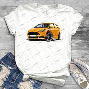Ford Focus - Mk3 Facelift - St Orange - Best Unisex Trending Handmade T-shirt Gift Idea For Men T-shirt For Woman