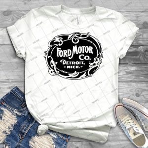 Ford Motor Co Vintage Logo - Vintage Men's Shirt Tshirt For Women Classic Handmade Shirt Retro Graphic Tee